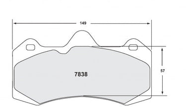 PFC Brake Pads 7838.08.17.44